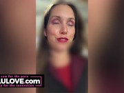 Real daily life of babe sharing TurkeyDay adventure before during & after covering B's balls in her own cum - Lelu Love 4/16