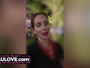 Real daily life of babe sharing TurkeyDay adventure before during & after covering B's balls in her own cum - Lelu Love 5/16