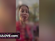 Real daily life of babe sharing TurkeyDay adventure before during & after covering B's balls in her own cum - Lelu Love 6/16