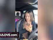 Real daily life of babe sharing TurkeyDay adventure before during & after covering B's balls in her own cum - Lelu Love 8/16
