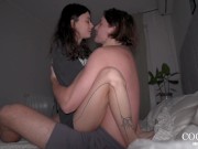 my virgin friend cums many times without a condom ♡ 2/16