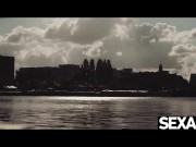 Two girls have a week of threesome fun with their horny neighbor 8/16