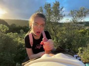 WTF?? PASSERERS CAUGHT US AND COME TO US DURING BLOWJOB 14/16