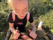 WTF?? PASSERERS CAUGHT US AND COME TO US DURING BLOWJOB 2/16