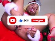 Beautiful Ebony Babe Fucks Her Tight Asshole With Candycane Tight Ass Hard Fuck Big Booty 4/16