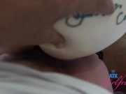 Amateur hookup with brand new hottie Daisy Vavoy taking it deep and giving a POV footjob 9/16