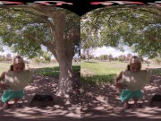 Blonde hottie Summer Vixen getting assfucked in many sex positions in this Virtual Reality experience 2/16