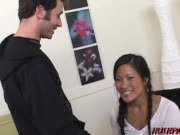 No Cock is Too Beaucoup For Asian Cutie Christina Aguchi 1/16