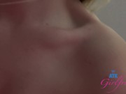 GFE hookup with Amateur Blonde Kallie Taylor POV blowjob and fuck 15/16