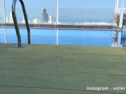 Girl on the Pool Asked me to Apply Sunscreen to Her. Sunbathing Ended up with BJ & Hot Quickie 1/16