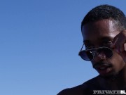 Private Black - Bouncy Ass Anastasia Brokelyn Rides Ebony Cock In The Shore 2/16