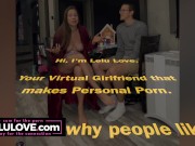 Homemade porn couple reveals behind the scenes candid info of random daily adventures & Xmas party - Lelu Love 1/16
