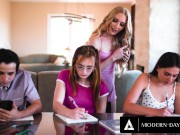 Cute Blonde Gets Fucked While Students Watch 2/16