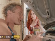 Brazzers - Hotties Amber Stark & Jupiter Jetson Share Clarke's Hard Dick At The Mechanic Shop 4/16
