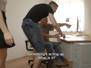 DADDY4K. Good-looking lassie cheats on naive BF with his old father 2/16