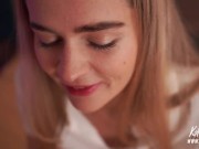 My Cute Step Sis knows how to ride a dick and twerking - Massive Facial - KateKravets 2/16