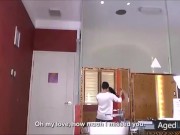 OLD NANNY Full on lesbian session of mature redhead and teen 11/16