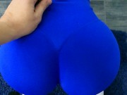 Stepson fucked stepmom while she was stuck in the washing machine - creampie 6/16