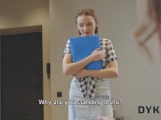 DYKE4K. New Girl and Her Naughty Coworkers - Katty West, Olivia Trunk, Milana Taylor 3/16