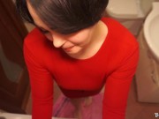 POV Your step mom decided to please you with sex and you cum in her panties 2/16