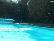 Swimming pool underwater naked babe Bonnie Dolce 3/16