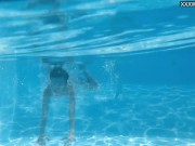 Swimming pool underwater naked babe Bonnie Dolce 4/16