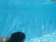 Swimming pool underwater naked babe Bonnie Dolce 6/16