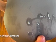 My Nike Pro Leggings got ruined - Big thick cumshot 16/16