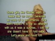 ED POWERS - Ed interviews the hot and horny Claudia Chase 9/16