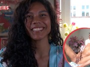 Ersties: Amateur Girl Fingers Her Hairy Pussy Outdoors