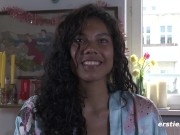 Ersties: Amateur Girl Fingers Her Hairy Pussy Outdoors 14/16