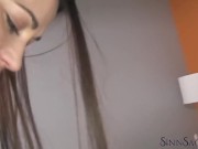 Lesbians Georgia Jones and Sinn SageLicking Each Other's Boobs And Nipples! 16/16