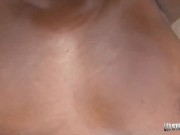 Long Size Cocked Guy Lexington Steele Cumshots Slutty Stacy Adams' Breasts! 4/16