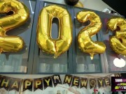 Slutty Step Mom Uses My Cock for Her New Years Resolution - Amiee Cambridge 1/16