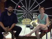 Amateur with big boobs is bound before having her pussy tormented with a toy 5/16