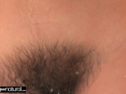 Very Hairy Model in Shower 5/16