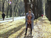 Straps. I have a sex after naked and naughty walk in public and more... 1/16