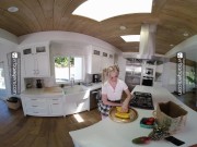 VR Bangers Blonde college babe Lexi Lore eating fruits ASMR VRPorn 2/16