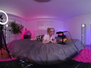 VR Bangers Blonde college babe Lexi Lore eating fruits ASMR VRPorn 4/16