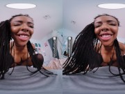 VR Bangers Ebony pussy creampie - GF experience with Kira Noir VRPorn 16/16
