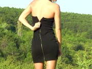 Wild Coed Tullia Touches Herself While Sitting Naked In A Hill! 6/16