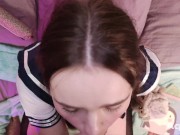Made a schoolgirl cunnilingus and fucked her 14/16
