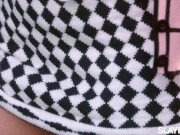 SLAYED Asian babe pleasures her partner 3/16