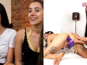 Ersties: Mädchen haben Sex mit Tentakeldildo und Drachenschwanz