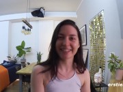 Ersties: Lesbian 4 Way Has A Sexy Babe Riding the Fucking Machine 15/16