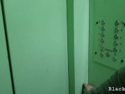 Married Brunette Sucked off her Neighbor in the Stairwell - Black Lynn 15/16