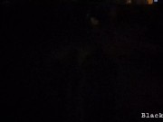 Married Brunette Sucked off her Neighbor in the Stairwell - Black Lynn 16/16