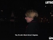 Cum Hungry Bitch Samy Fox Rides Newbie Stud & Jerks Him Off - LETSDOEIT 1/16