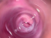 Camera deep inside Mia's teen creamy pussy 13/16