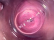 Camera deep inside Mia's teen creamy pussy 14/16